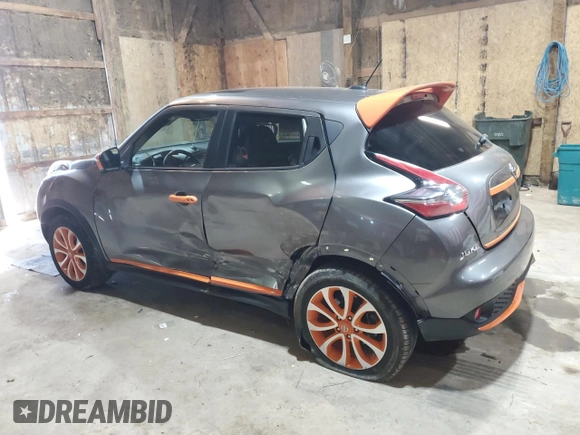 2015 Nissan Juke S with VIN JN8AF5MV8FT551634, listed as a Copart auction lot 48998085 with 64,437 mi miles and Salvage Title. Bid and sale history available at DreamBid. Image 2.