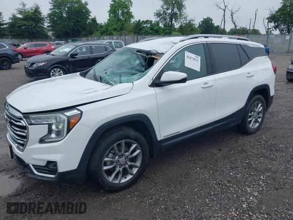 2022 GMC Terrain SLT with VIN 3GKALVEV1NL164112, listed as a IAAI auction lot 42474532 with 101,649 mi miles and . Bid and sale history available at DreamBid. Image 18.