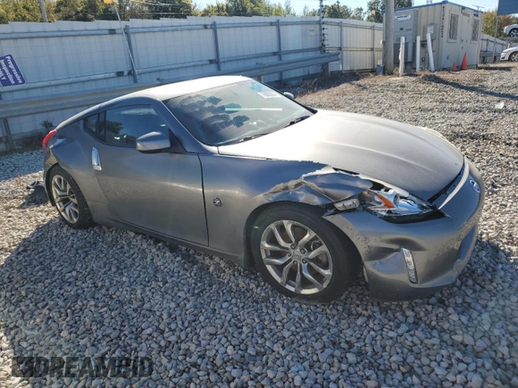 2013 Nissan 370Z with VIN JN1AZ4EH5DM381992, listed as a Copart auction lot 76082664 with 92,540 mi miles and Salvage Title. Bid and sale history available at carsss.com. Image 4.