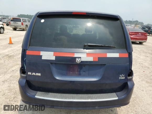 2013 Ram Cargo Van Tradesman with VIN 2C4JRGAG2DR783638, listed as a Copart auction lot 51187584 with 11,576 mi miles and Salvage Title. Bid and sale history available at carsss.com. Image 6.