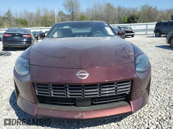 2024 Nissan Z Performance with VIN JN1BZ4BH3RM360302, listed as a Copart auction lot 50648515 with 17,627 mi miles and Salvage Title. Bid and sale history available at DreamBid. Image 5.