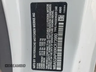 2024 BMW 4 Series 430i z VIN WBA53AP00RCR73980, wystawiony jako Copart lot #53991615 z przebiegiem 24 375 mil mil oraz Szkoda całkowita • Salvage title. Historia ofert i sprzedaży dostępna na DreamBid. Obrazek 12.
