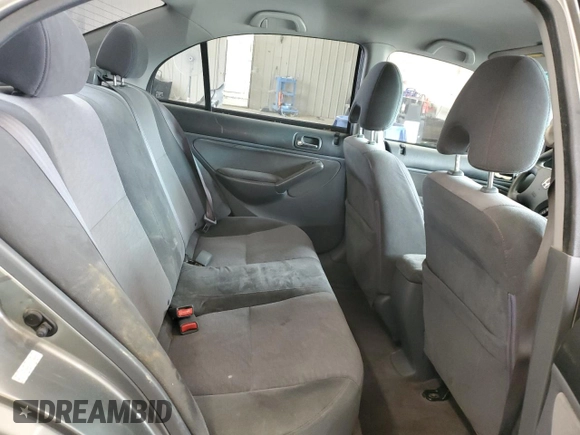 2005 Honda Civic with VIN JHMES96655S014986, listed as a Copart auction lot 53969255 with 249,499 mi miles and Salvage Title. Bid and sale history available at DreamBid. Image 10.
