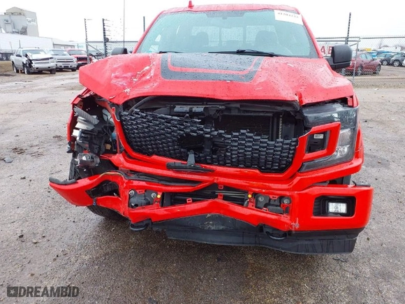 2018 Ford F-150 XL with VIN 1FTEW1EGXJFE00727, listed as a IAAI auction lot 41204222 with 94,951 mi miles. Bid and sale history available at carsss.com. Image 6.