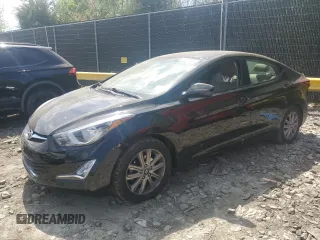 2014 Hyundai Elantra SE z VIN KMHDH4AE3EU029239, wystawiony jako Copart lot #53992985 z przebiegiem 72 002 mil mil oraz Szkoda całkowita • Salvage title. Historia ofert i sprzedaży dostępna na DreamBid. Obrazek 1.