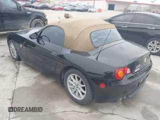 2004 BMW Z4 2.5i with VIN 4USBT33524LR67023, listed as a IAAI auction lot 41610200 with 100,307 mi miles and . Bid and sale history available at DreamBid. Image 3.