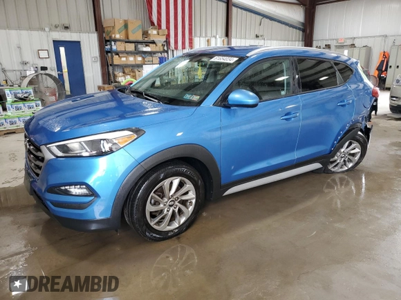 2018 Hyundai Tucson SEL with VIN KM8J3CA45JU704523, listed as a Copart auction lot 61654034 with 87,607 mi miles and Salvage Title. Bid and sale history available at carsss.com. Image 1.