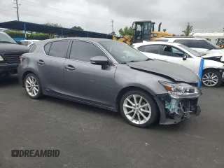2013 Lexus CT 200h z VIN JTHKD5BH1D2169238, wystawiony jako Copart lot #53720135 z przebiegiem 138 029 mil mil oraz Szkody całkowita. Historia ofert i sprzedaży dostępna na DreamBid. Obrazek 4.