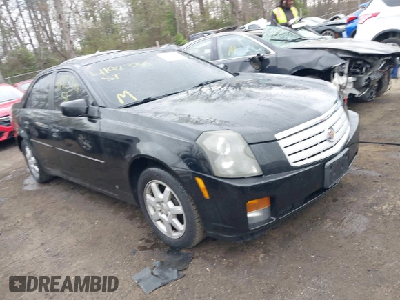 2007 Cadillac CTS with VIN 1G6DM57TX70105368, listed as a IAAI auction lot 41923741 with 174,511 mi miles. Bid and sale history available at carsss.com. Image 1.