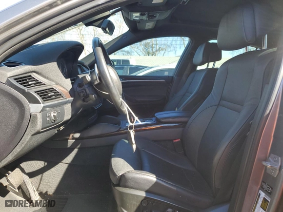 2014 BMW X6 50i with VIN 5UXFG8C56EL593069, listed as a Copart auction lot 41142944 with 89,321 mi miles and Clean Title. Bid and sale history available at carsss.com. Image 7.