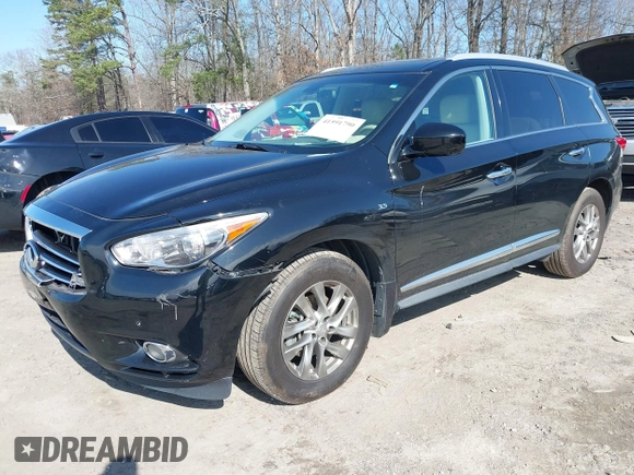 2014 Infiniti QX60 with VIN 5N1AL0MN9EC508017, listed as a IAAI auction lot 41591790 with 112,806 mi miles. Bid and sale history available at carsss.com. Image 17.