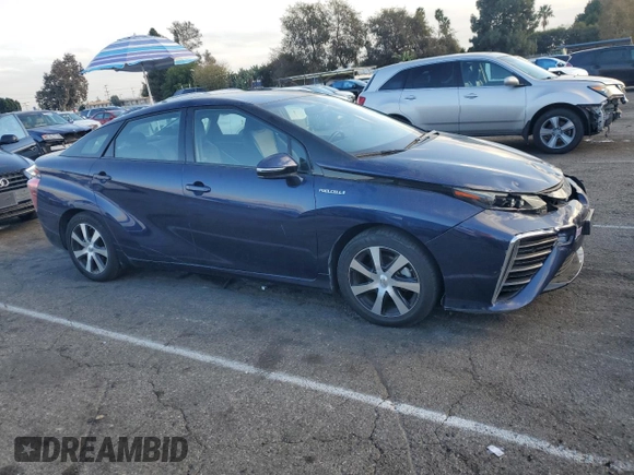 2018 Toyota Mirai with VIN JTDBVRBDXJA005443, listed as a Copart auction lot 85090614 with 70,165 mi miles and Salvage title. Bid and sale history available at DreamBid. Image 4.