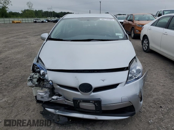 2013 Toyota Prius with VIN JTDKN3DPXD3043493, listed as a Copart auction lot 62713125 with 99,344 mi miles and Salvage title. Bid and sale history available at DreamBid. Image 5.