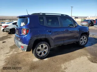2019 Jeep Renegade Limited with VIN ZACNJBD11KPK01305, listed as a Copart auction lot 84065744 with 0 mi miles and Salvage Title. Bid and sale history available at carsss.com. Image 3.