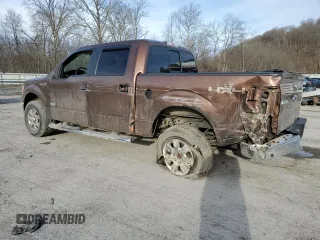 2012 Ford F-150 XL with VIN 1FTFW1ET3CFC00843, listed as a Copart auction lot 47220675 with 163,294 mi miles and Salvage Title. Bid and sale history available at carsss.com. Image 2.