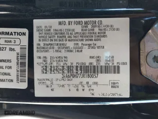2018 Ford Fusion SE with VIN 3FA6P0H77JR180057, listed as a IAAI auction lot 41729451 with 122,200 mi miles. Bid and sale history available at carsss.com. Image 9.