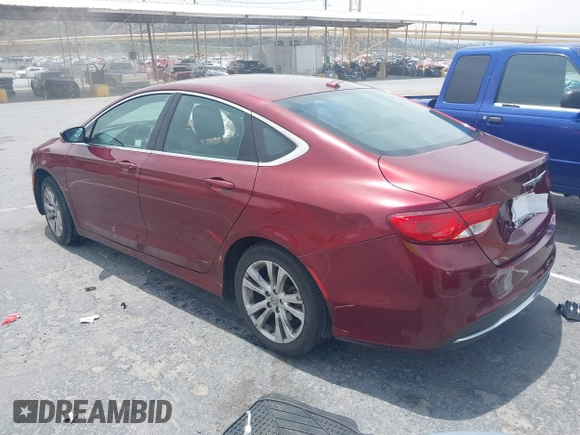 2015 Chrysler 200 Limited with VIN 1C3CCCAB8FN705635, listed as a IAAI auction lot 42361122 with 75,621 mi miles and . Bid and sale history available at DreamBid. Image 3.