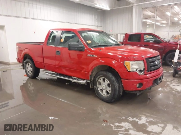 2010 Ford F-150 XL with VIN 1FTEX1EW4AKE80389, listed as a IAAI auction lot 41257745 with 214,968 mi miles. Bid and sale history available at carsss.com. Image 1.