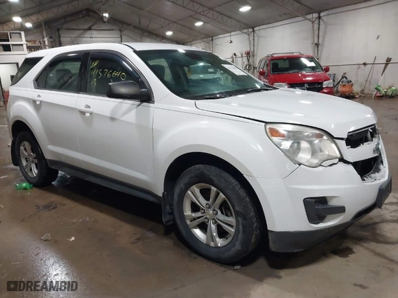 2013 Chevrolet Equinox LS with VIN 2GNFLCEK5D6252120, listed as a IAAI auction lot 41576640 with 116,340 mi miles. Bid and sale history available at carsss.com. Image 1.