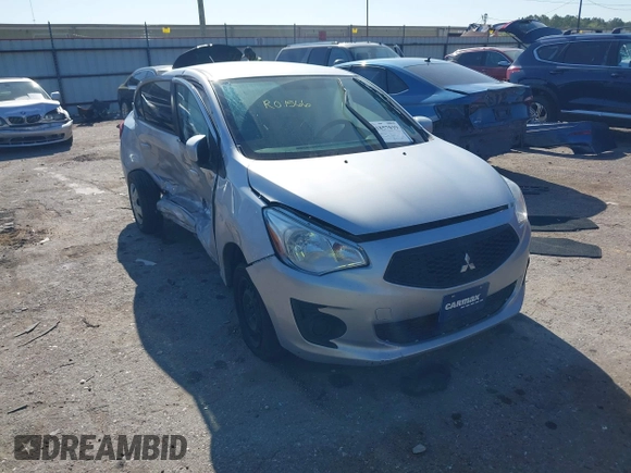 2020 Mitsubishi Mirage ES z VIN ML32F3FJ1LHF12385, wystawiony jako IAAI lot #41857039 z przebiegiem 64 909 mil mil oraz . Historia ofert i sprzedaży dostępna na DreamBid. Obrazek 1.