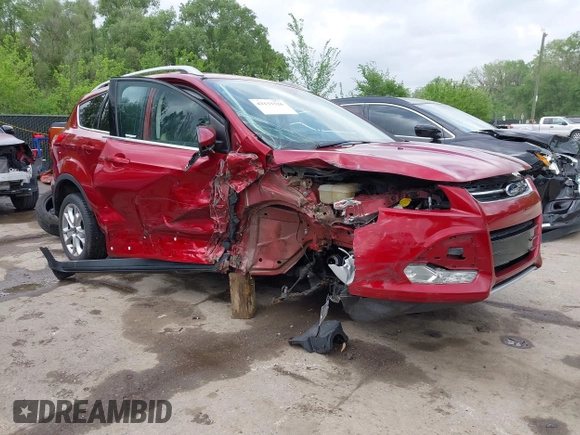 2016 Ford Escape Titanium with VIN 1FMCU9JX0GUA29353, listed as a IAAI auction lot 42133326 with 143,892 mi miles and . Bid and sale history available at DreamBid. Image 1.