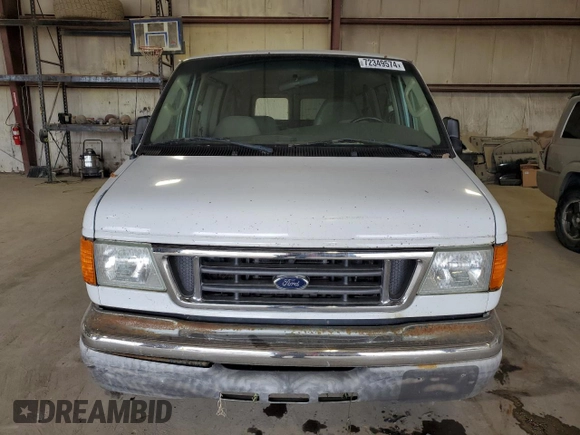 2006 Ford Econoline Passenger XL with VIN 1FMRE11L36HB21604, listed as a Copart auction lot 72349574 with 270,171 mi miles and Clean title. Bid and sale history available at DreamBid. Image 5.