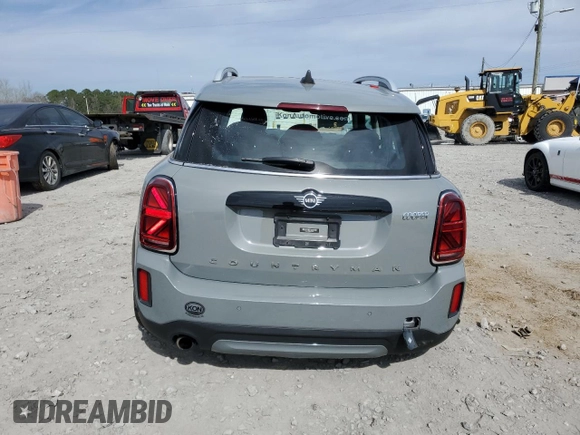 2022 MINI Countryman Cooper with VIN WMZ43BR08N3N69532, listed as a Copart auction lot 45734365 with 61,954 mi miles and Salvage title. Bid and sale history available at DreamBid. Image 6.