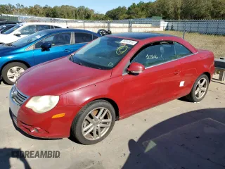 2007 Volkswagen Eos 2.0T with VIN WVWDA71F87V043699, listed as a Copart auction lot 75247614 with 103,666 mi miles and Salvage Title. Bid and sale history available at DreamBid. Image 1.
