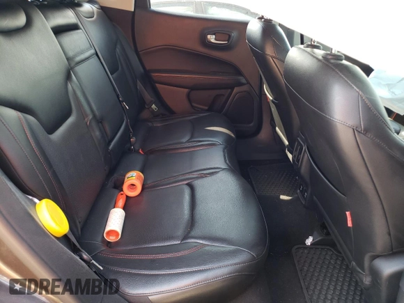 2018 Jeep Compass Trailhawk with VIN 3C4NJDDB8JT307863, listed as a Copart auction lot 66038444 with 46,514 mi miles and Salvage Title. Bid and sale history available at carsss.com. Image 10.