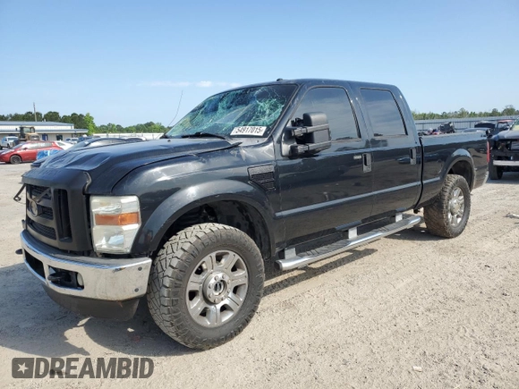 2008 Ford F-250 XL with VIN 1FTSW21R68EA06383, listed as a Copart auction lot 54917015 with 195,462 mi miles and Salvage title. Bid and sale history available at DreamBid. Image 1.
