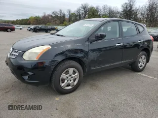 2011 Nissan Rogue SV with VIN JN8AS5MT5BW185098, listed as a Copart auction lot 55133755 with 124,680 mi miles and Salvage Title. Bid and sale history available at DreamBid. Image 1.
