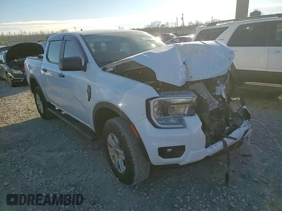 2024 Ford Ranger XL with VIN 1FTER4BH3RLE16271, listed as a Copart auction lot 87805605 with 0 mi miles and Salvage Title. Bid and sale history available at carsss.com. Image 11.