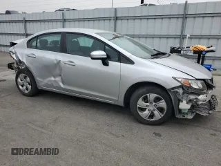 2015 Honda Civic LX with VIN 19XFB2F53FE202026, listed as a Copart auction lot 53326035 with 78,901 mi miles and Salvage Title. Bid and sale history available at DreamBid. Image 4.