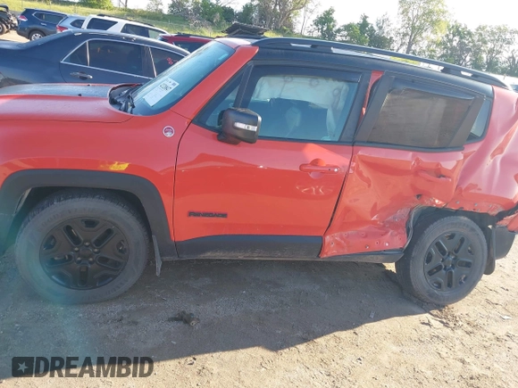 2018 Jeep Renegade Trailhawk z VIN ZACCJBCB6JPH44846, wystawiony jako IAAI lot #42320847 z przebiegiem 103 004 mil mil oraz . Historia ofert i sprzedaży dostępna na DreamBid. Obrazek 14.