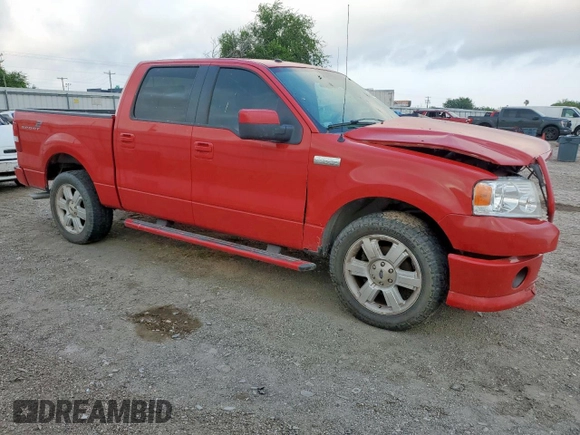 2007 Ford F-150 XLT with VIN 1FTRW12W07KD47856, listed as a Copart auction lot 58524485 with 180,359 mi miles and Clean title. Bid and sale history available at DreamBid. Image 4.