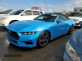 2024 Ford Mustang EcoBoost with VIN 1FAGP8UH8R5114617, listed as a Copart auction lot 74425134 with 0 mi miles and Salvage Title. Bid and sale history available at carsss.com. Image 1.