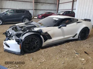 2017 Chevrolet Corvette Z06 1LZ with VIN 1G1YP2D62H5603161, listed as a Copart auction lot 81740534 with 26,922 mi miles and Salvage Title. Bid and sale history available at carsss.com. Image 1.