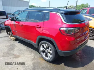 2021 Jeep Compass Limited with VIN 3C4NJDCB3MT599685, listed as a IAAI auction lot 42435075 with 58,426 mi miles and . Bid and sale history available at DreamBid. Image 3.