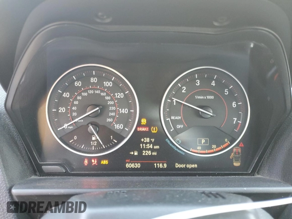 2016 BMW 2 Series M235i with VIN WBA1M1C53GV394612, listed as a Copart auction lot 42527815 with 60,630 mi miles and Salvage Title. Bid and sale history available at carsss.com. Image 9.