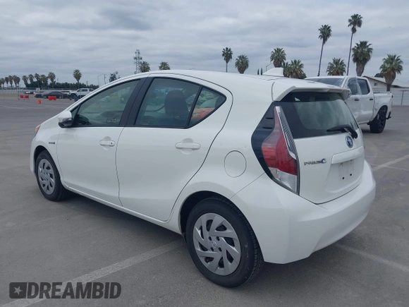 2016 Toyota Prius One with VIN JTDKDTB36G1125076, listed as a IAAI auction lot 42054095 with 111,139 mi miles and . Bid and sale history available at DreamBid. Image 3.