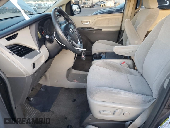 2015 Toyota Sienna LE AAS with VIN 5TDKK3DC8FS609769, listed as a Copart auction lot 87512475 with 140,536 mi miles and Salvage Title. Bid and sale history available at carsss.com. Image 7.