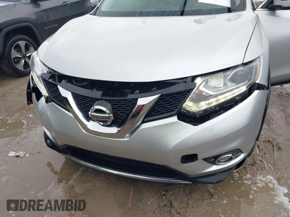 2016 Nissan Rogue SV with VIN 5N1AT2MV4GC877933, listed as a IAAI auction lot 41833360 with 177,232 mi miles. Bid and sale history available at carsss.com. Image 6.