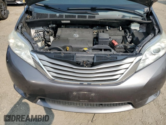 2012 Toyota Sienna XLE AAS с VIN 5TDYK3DC8CS202329, выставлен на аукционе Copart как лот 59340965 с пробегом Не указан миль и Списание • Salvage title. История ставок и продаж доступна на DreamBid. Изображение 12.