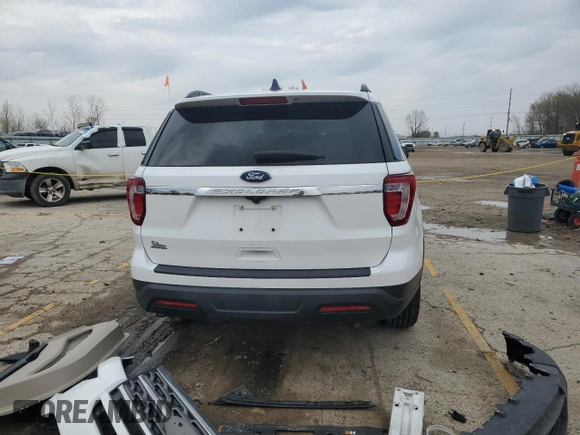 2018 Ford Explorer with VIN 1FM5K7B87JGB40658, listed as a Copart auction lot 52546795 with 74,297 mi miles and Salvage title. Bid and sale history available at DreamBid. Image 6.