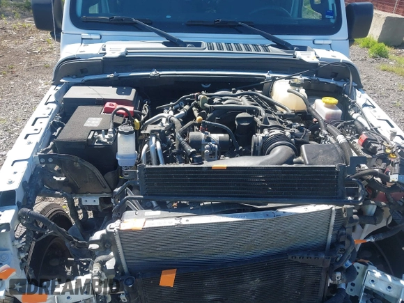 2022 Jeep Wrangler Unlimited Sport S with VIN 1C4HJXDG5NW254016, listed as a IAAI auction lot 42214730 with 42,003 mi miles and . Bid and sale history available at DreamBid. Image 10.