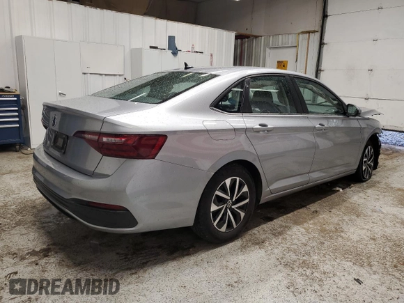 2024 Volkswagen Jetta S with VIN 3VW5M7BU2RM052899, listed as a Copart auction lot 64296945 with 37,300 mi miles and Non repairable. Bid and sale history available at DreamBid. Image 3.