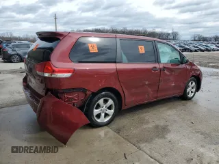 2013 Toyota Sienna L с VIN 5TDZK3DCXDS282433, выставлен на аукционе Copart как лот 49527945 с пробегом 197 583 миль миль и Списание • Salvage title. История ставок и продаж доступна на DreamBid. Изображение 3.