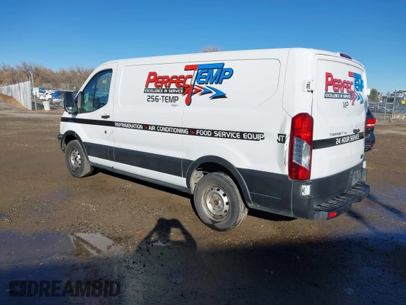 2019 Ford Transit with VIN 1FTYE1YM9KKB70785, listed as a IAAI auction lot 40818143 with 96,199 mi miles. Bid and sale history available at carsss.com. Image 3.