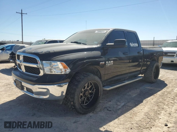 2020 Ram 1500 Classic Tradesman with VIN 1C6RR6FT7LS154142, listed as a Copart auction lot 72886924 with 56,054 mi miles and Salvage Title. Bid and sale history available at carsss.com. Image 1.