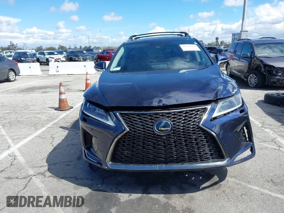 2022 Lexus RX with VIN 2T2HZMAA1NC226807, listed as a IAAI auction lot 41795157 with 38,073 mi miles. Bid and sale history available at carsss.com. Image 12.